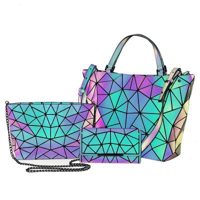 China New Multifunctional Thoughtful Women Purse Bao Bag Fashion Geometry Luminous Star Cross - Body Lattice Sunflower Bags for sale