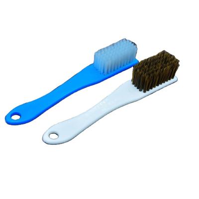 China Clean Antique Nanofiber Hog Bristle Plastic Handle Brush And Care Clean Antique Brush for sale