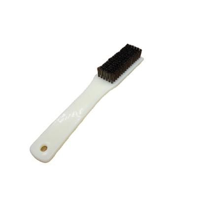 China Clean Large Size Plastic Antique Handle And Care Steel Wire Brush for sale