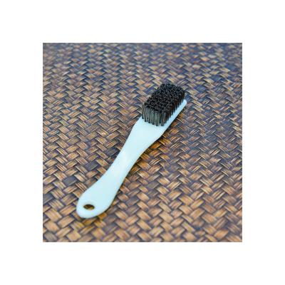 China Clean Custom Plastic Handle 6 Rows Paint Brush Steel Wire Brush Clean And Care Antique Brush for sale