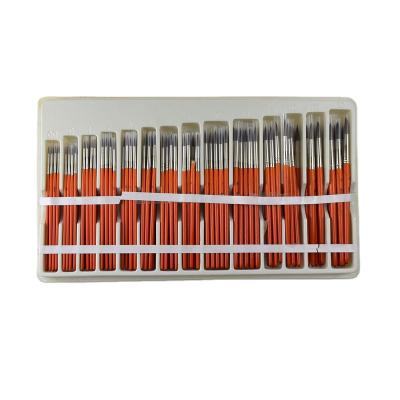 China High Quality Artist Drawing Brush Set 144pcs Pony Hair Wooden Handle Acrylic Watercolor Brush Oil Painting for sale