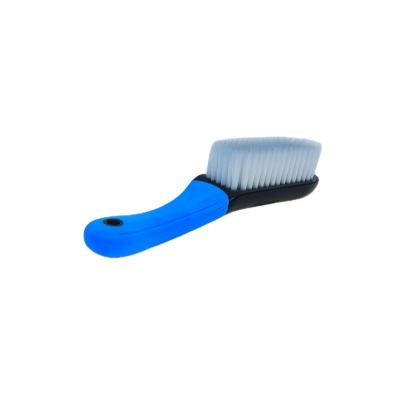 China Sustainable Anti-Slip Silicone Covered Plastic Handle PP Nano Hair Household Brush for sale