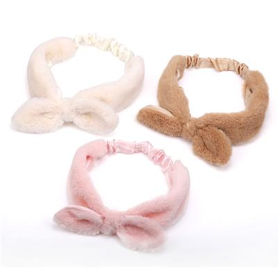 China New Design Spa Elastic Headband For Shower Bath Women Imitated Hairband Custom Made Hair Accessories for sale