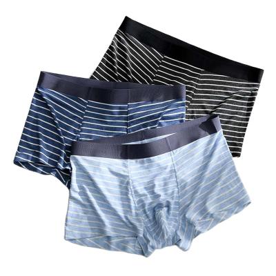 China High Quality Mens Underwear Stripe Modal Underwear BOXES Antibacterial for sale