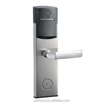 China original security system rfid management hotel rf card lock hotel key handle hotel key lock DH8011-6YH for sale