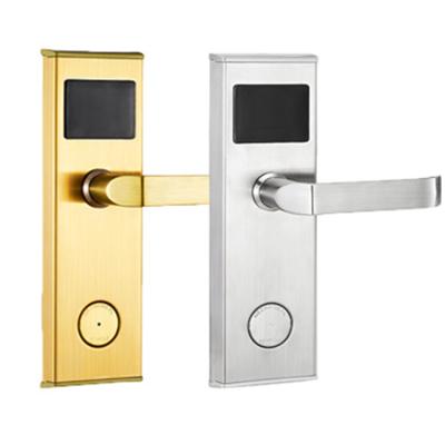 China Udohow Zinc Alloy Electronic Hotel Sliding Door Lock Rfid Smart Hotel Lock System for sale