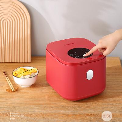 China Baby's Best OEM Mini Smart Electric Rice Cooker 2.5L Multifunctional Nonstick Rice Cooker Fashionable Plastic Portable Travel Housing for sale