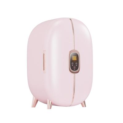 China COMPRESSOR 2022 MIGS 10L Makeup Beauty Skin Care Refrigerator Cooler Mini Fridge With Mirror LED Cosmetic Light for sale