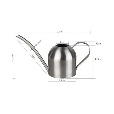 China Modern 500ml Watering Can Garden Tool Stainless Steel Watering Can for sale