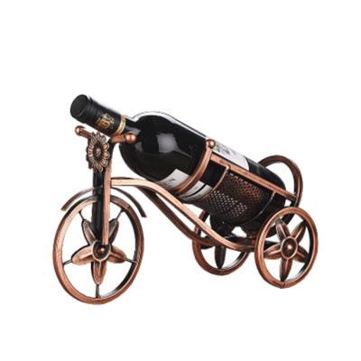 China Viable The Royal Vintage Carriage Design Metal Wine Glass Wine Rack for sale