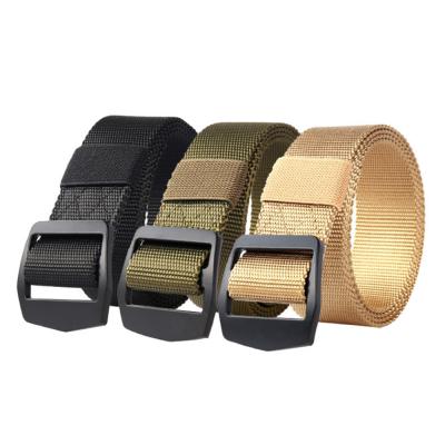 China Molle Button Zipper Buckle Latch Accessories Tactical Nylon Cloth Belt Army Combat Buckle Adjustable Daily Lightweight Support Belt for sale