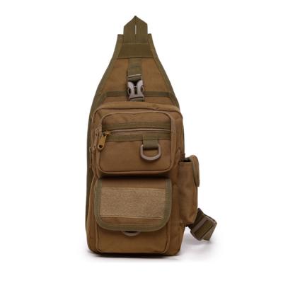 China Waterproof Outdoor Tactical Camping Hiking Fishing Chest Cross - Body Bag Shoulder Backpack Molle Men Sling Bag for sale