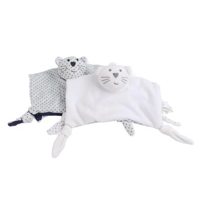 China Kids Toy Gift Cute Kitten Plush Quilt Stuffed Baby Toy For Baby Care In Stock for sale