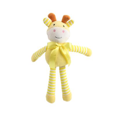 China Cute Plush Stuffed Animals Giraffe Plush Toys, Soft Baby Rattle for sale