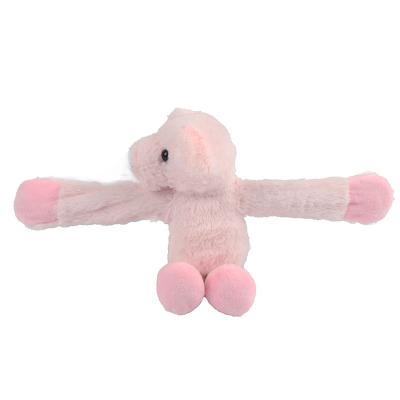 China Wholesale New Creative Huggers Stuffed Pig Toys Plush Slap Bracelet for sale