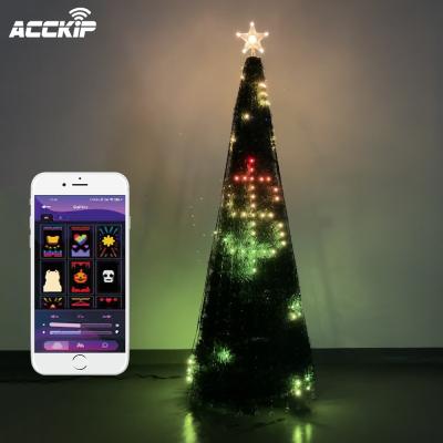 China Fashion Smart Led Christmas Lights Wifi APP Control Draw Your Effect Customize Light Led String Lights for sale