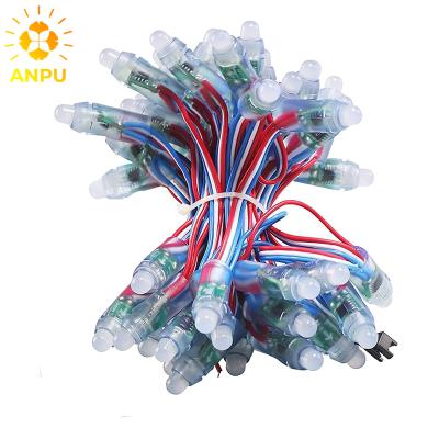 China Outdoor Waterproof Led Pixel String Lights Solar Module RGB WS2811 LED Addressable Led String Dot Pixel Sign Light ANPU Widespread for sale