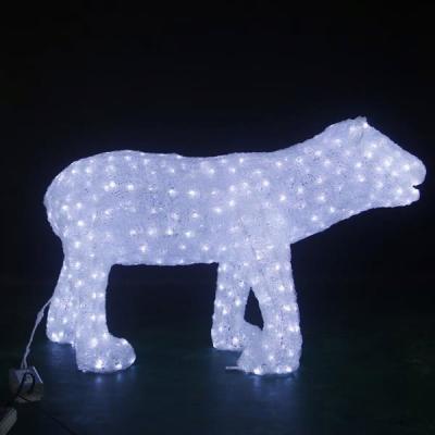 China Christmas Letters Lights Desgin 1.2*1m Best Selling Volume Led Polar Bear Christmas Pattern Lights For Home Decor 3D Sculpt Lamp for sale