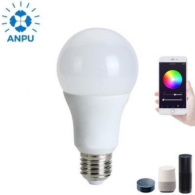 China Dropshipping Residential Wholesale Tuya Wifi 9W Wifi Smart Bulb Led Bulb Lights RGB Lamp for sale