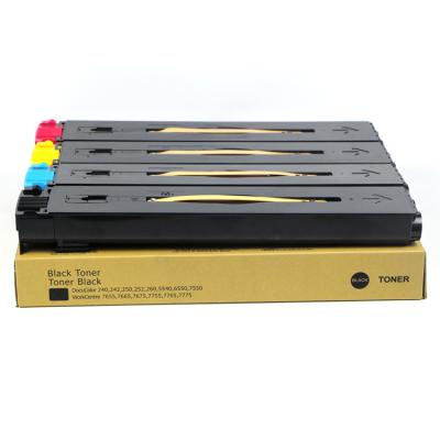 Cina Factory Wholesale Compatible Copier DC240 Toner Cartridge COMPATIBLE for Xerox Color 240/242/250/252/260 WorkCentre 7655/7665/7675 toner in vendita