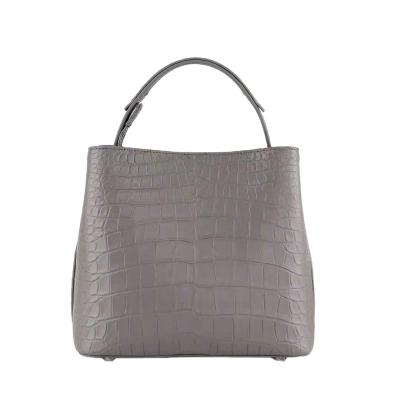 China 2021 fashion real crocodile ladies shoulder bags vintage crocodile leather handbag fashion single shoulder bag for women for sale