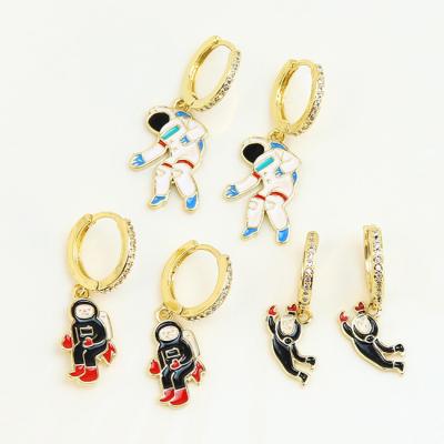 China Trendy new fashion earrings wholesale products 18K gold plated plated earings jewelry import from China for sale