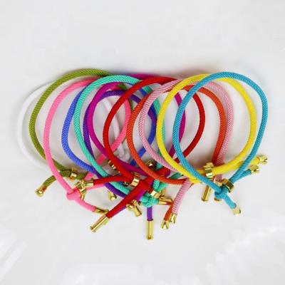 China 2022 Trendy Mix Color Cotton Rope Bracelets Chain Accessories For DIY Jewelry Making Color Cotton Rope Chain Accessories for sale