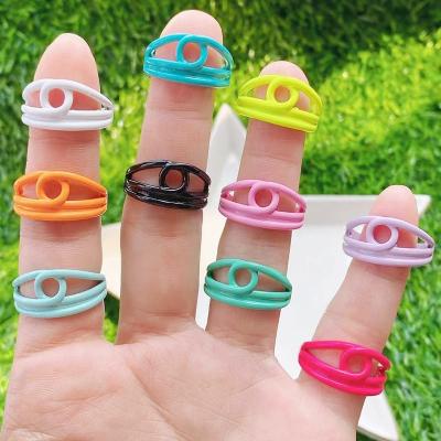 China Fashionable Late Summer Rings Metal Complaint Brass Color Rings For Women Rainboe Color Rings 51670 Color Rings for sale