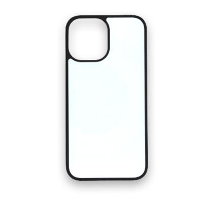 China Custom shockproof wholesale sublimation blank logo phone cases for iphone 12 le series 2d tpu+pc blank groove sublimation phone case for sale