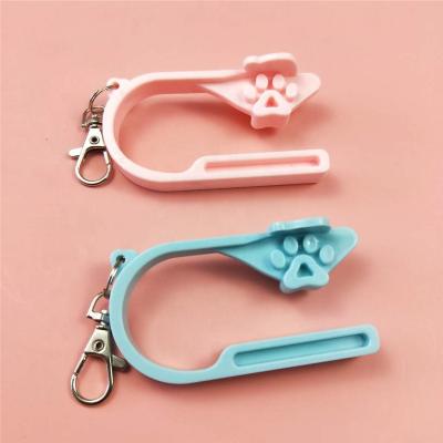 China Durable HOT High Quotatiy Colorful Plastic Car Seat Belt Key for sale