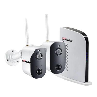 China True Waterproof/Waterproof Wireless Security System With 2 Battery Two Way Audio Pir Motion For Home Wi-Fi Surveillance Videos for sale