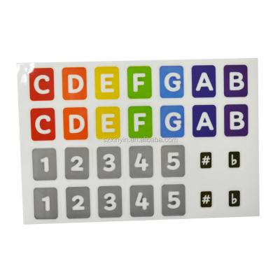 China Custom Waterproof+Eco-friendly Alphabet Sticker Sheet Small Diy Alphabet Sticker Wholesale Custom Self-adhesive Number Letter for sale