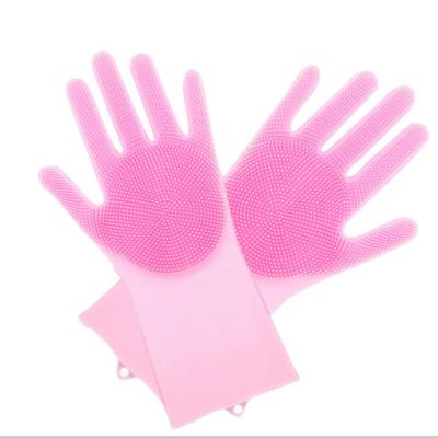 China Dishwashing/Car Washing/Silicone Washing Gloves Heat Resistant Dish Scrubber Brush Cleaning Pet Gloves,Car Washing,Pet Gloves for sale