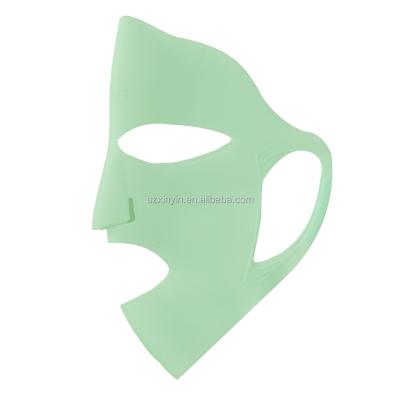 China Moisturizer Amazon Reusable Female Face 3d Silicone Soft Mask For Facial Skin Care for sale