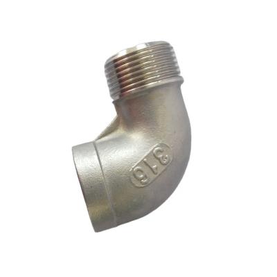 China Beer Brewing Accessories / Brewing Equipment Cast 304 Stainless Steel Pipe Fitting, 90 Degree Street Elbow, 1/2