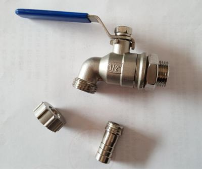 China Brew Kettle Stainless Steel Brew Bucket Bibcock Valve, Brew Kettle Bib Cock Valve, Brew Kettle Faucet for sale