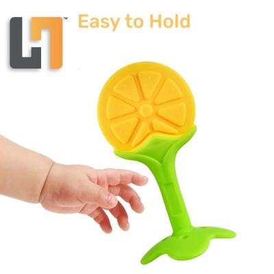 China 100%Food Grade Silicone Teether Baby Teether Toys Teethers For Baby Newborn Infants Freezer Safe BPA Free for sale