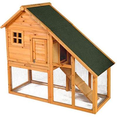 China Breathable Large Dog Houses Outdoor   Small  Waterproof Wooden Chicken Coop with Ventilation Window Removable Tray and Rampf for sale