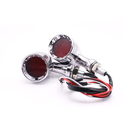 China 10MM Aluminum Motorcycle LED Turn Signal 12V Bullet Lamp Motorcycle Indicator Turn Signal Light Driving Lights for sale