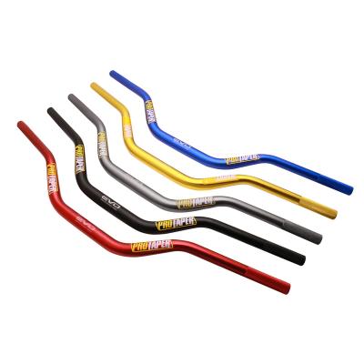 China Customized Aluminum Alloy Motorcycle Handle Bar CNC Aluminum Alloy Bar Motor Bike Handlebar 1-1/8