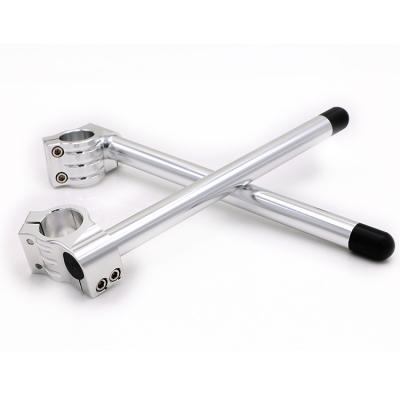 China Aluminum Alloy Wholesale Motorcycle Drag Tracker Handlebar Dirt Bike Grip Bar 31/32/33/35/37/39/41/50/51mm Cafe Runner for sale