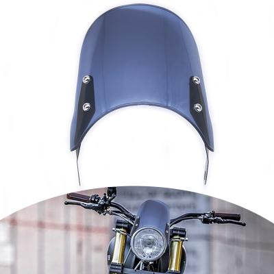 China ABS+Iron Motorcycle Headlight Fairing Cowl Windshield Windscreen Custom For Triumph Bonneville Thruxton Se T100 T120 2001-2017 900 R 2003-2015 for sale