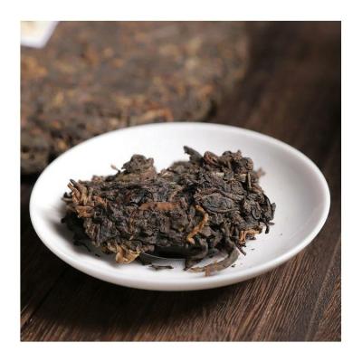 China Factory Supply Hot Price Compressed Laney Puerh Pu'er Ripe Flavor Tea Cake Ripe Taste Tea for sale