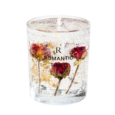 China Freeze wax gifts fruit, dry flowers, jelly, smokeless aromatic candles for sale