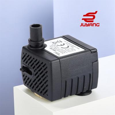 China JUYANG 220L/H 2.5W Mini Ac Water Pump Fish Reservoir Pump Anti-Dry Filter Multifunctional Submersible Mute Pump Fountain Submersible Water Pumps for sale