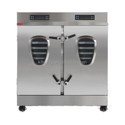 China Restaurant Rice Steamer double door 24 Trays Commercial Gas/electric Stainless Steel  Kitchen Steaming Food for sale