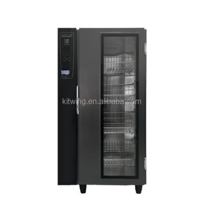 China Hotel Multifunction Commercial side computer panel single glass door disinfection cabinet for sale