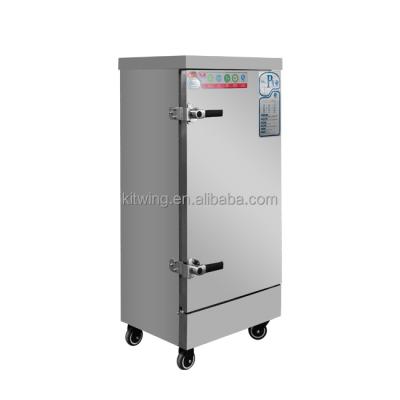 China Commercial Electric Single Door 12 Trays Industrial Rice Steamers Machine 600*400mm for sale