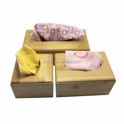 China Reusable Reusable Bamboo Bamboo Wooden Box Cosmetic Interesting Bamboo Wooden Box Packaging Wast Cover Lid Slip Bathroom Decor for sale