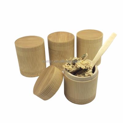 China Personal Care Packaging Wooden Container Bamboo Cosmetic Box With Lid Bamboo Tea Box For Vietnam Loose Tea for sale